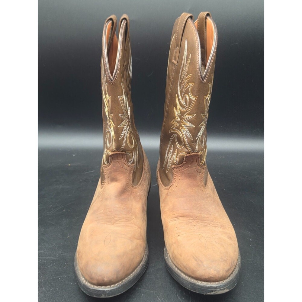 Laredo Mens Boots Western Cowboy Boot 10.5 Extra Wide Leather 4242 Oil Resistant